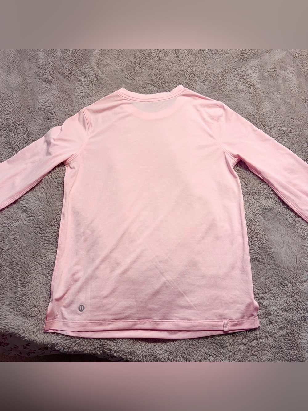 Lululemon Light Pink Long-Sleeve tee - Picture 4 of 5